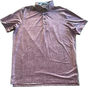 Greyson Golf Poloshirt Herren Large Geometric Wolves Stretch Performance - Bild 1 von 6