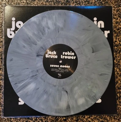 Jack Bruce • Robin Trower - Seven Moons 2011 V12 Records Gray Blue Marble Vinyl - Image 1 of 4