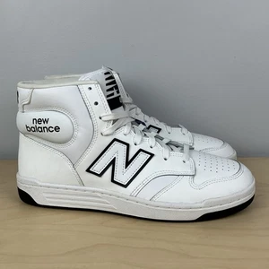 New Balance Herren Größe 9,5 480 weiß & schwarz hohe Sportschuhe - Bild 1 von 13