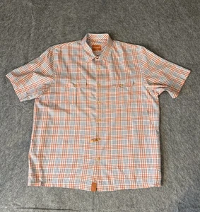 Camisa Tommy Bahama Para Hombres Grande Mezcla de Seda Camisa con Botones Informal Bolsillo Clásica - Imagen 1 de 10