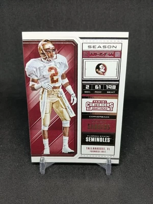 Deion Sanders 2018 Panini Contenders Draft Picks Football Season Ticket No. 30 - Image 1 of 2