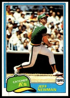 1981 Topps #587 Jeff Newman - Image 1 of 2