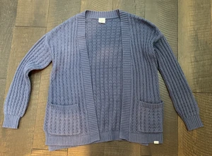 ABERCROMBIE KIDS - CARDIGAN SWEATER - GIRLS - BLUE - SIZE 13/14 - Picture 1 of 2