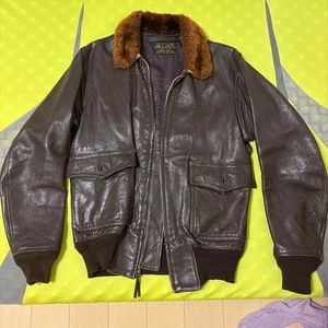50s G1 flight jacket vintageCollar stencil USN - Picture 1 of 7