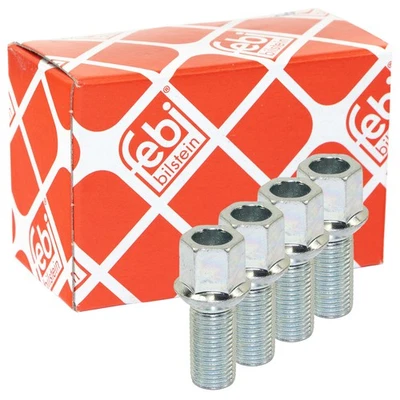 Radschrauben Radbolzen FEBI 4 Stück für Audi A6 Seat Leon Skoda Fabia VW Passat - Bild 1 von 4