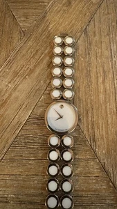 Damen MOVADO Ono Moda, 30 mm, S/S, Keramik, Datum, Quarz... ATEMBERAUBEND und LÄUFT - Bild 1 von 8