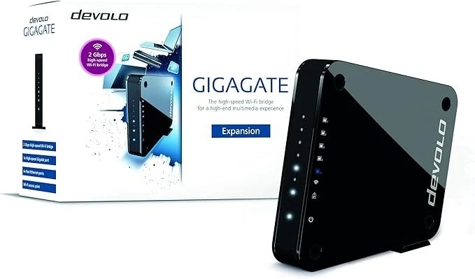 devolo GIGAGATE Wi-Fi Bridge 2 Gbps, WI-FI expansion single adaptor 09976 - NEW - Image 1 of 1