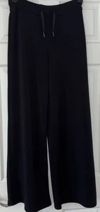 Spanx Women’s Air Essentials Size Medium Black Lounge Cozy Soft Wide Leg Trendy - Picture 1 of 8