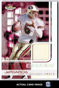 2002 Topps Finest #64 JEFF GARCIA San Francisco 49ers MEM #/250 NM - Picture 1 of 4