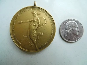 1906 Nat'l AAU CHAMPION Medal HSJ TJ O'Connell Villanova Track Field Athletics - Picture 1 of 6