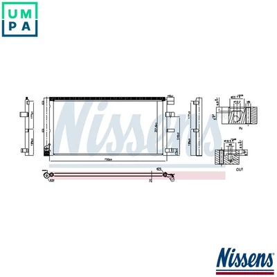 CONDENSER AIR CONDITIONING 940829 FOR FORD TRANSIT/V363/Van/Platform/Chassis - Image 1 of 4