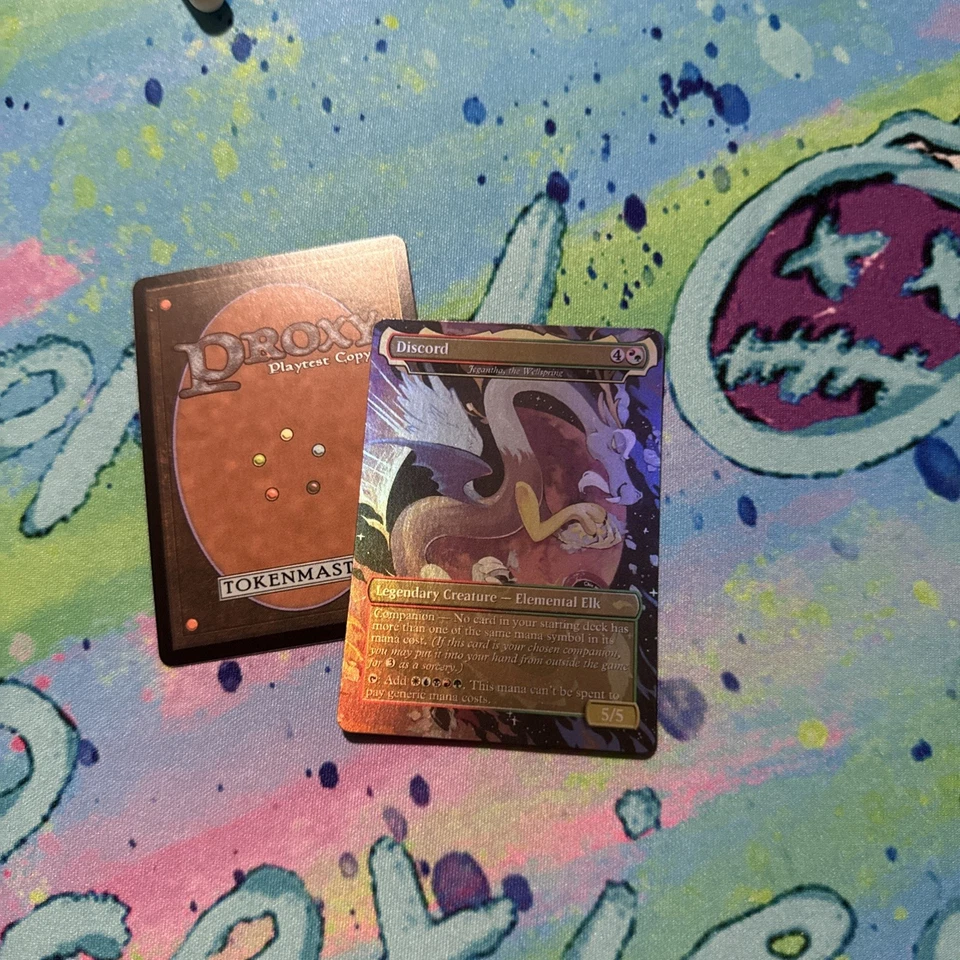 Tarjeta de prueba de juego Jegantha The Wellspring FullArt Foil Magic The Gathering tarjeta personalizada My Little Pony Foto 1 de 1
