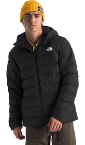 2024 NWT The North Face Aconcagua 3 Men's XL Puffer Hooded Jacket Black NEW - Picture 1 of 5