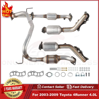 Catalytic Converters Set For Toyota 4Runner 2003-2009/Tacoma 05-2011 V6 4.0L 4WD Foto 1 de 4