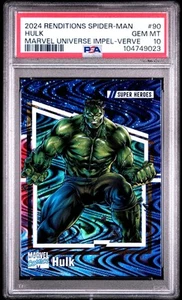 2024 Upper Deck Marvel Renditions, Impel Verve, Hulk #78/90! PSA 10/POP 1 - Picture 1 of 3