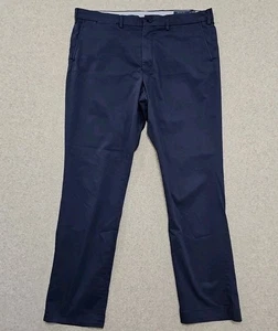 Polo Ralph Lauren Pants Mens Chino Dress Straight Leg Cotton Blend Navy Sz 38x34 - Picture 1 of 10