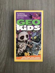 National Geographic Geo Kids VHS 1994 Bear Cubs, Baby Ducks & Kooky Kookaburras  - Picture 1 of 9