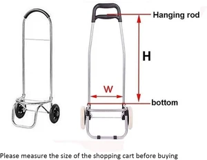 Shopping Cart Bag, Trolley Waterproof Spare Bag, with Side Pockets and Front... - Picture 1 of 6