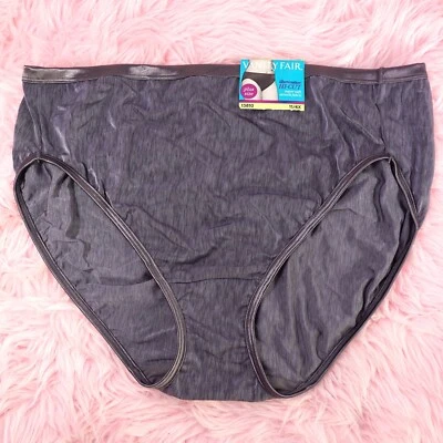 Vanity Fair Nylon PLUS Talla Bragas Suave Iluminación Corte Alto 3 Colores 2X 4X Foto 1 de 4