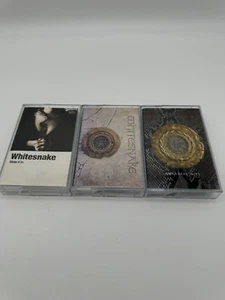 Whitesnake Heavy Metal Cassette Tape Lot Slide It In Geffen Hair Metal Tested - Picture 1 of 3