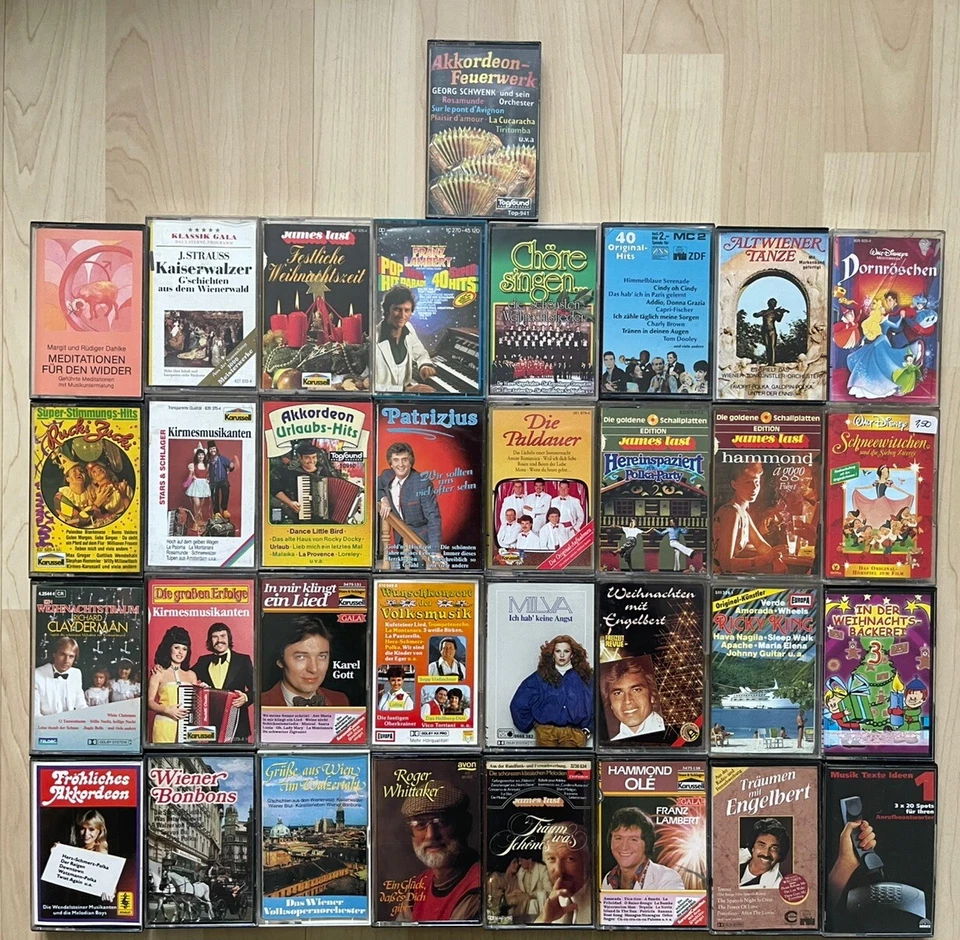 Kassetten Sammlung Gemischt, Volksmusik, Schlager, Hörspiele - Bild 1 von 4