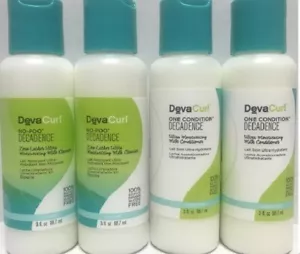 DevaCurl Decadence No-Poo & One Condition Total-2ea Travel Size 3oz - Picture 1 of 1