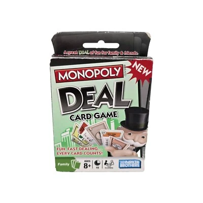 Monopoly Deal Card Game - Complete With Sealed Decks Family Game 8+ 2-5 Players - Image 1 of 4