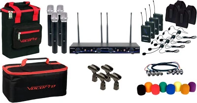 VocoPro Digital-34-AI All-inclusive four channel PLL wireless system DIGITAL34AI - Image 1 of 4