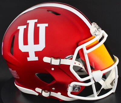 INDIANA HOOSIERS NCAA Riddell Speed Full Size AUTHENTIC Football Helmet - Image 1 of 4