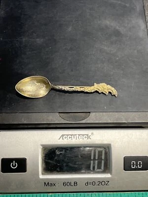 Broche cuchara de recuerdo Victor COLO de colección de 9 gramos de plata esterlina Independence Mine Foto 1 de 4