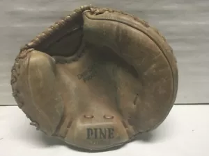 Vintage Youth Catchers Mitt PINE MATSUKAN C1713 JAPAN right hand throwing - Picture 1 of 9