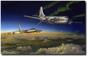 TREFFEN DER STRATS von Don Feight - SAC Bomber Wing Aircraft - Aviation Art - Bild 1 von 1