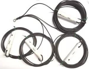 kit RADIALI FILARI per ANTENNA VERTICALE HF 10-15-20-40mt 7 14 21 28 Mhz- - Foto 1 di 11