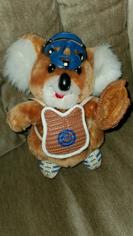 Vintage MLB Chicago Cubs Sox Plush Koala Catcher Baseball Mascot licensed x 2 Cover