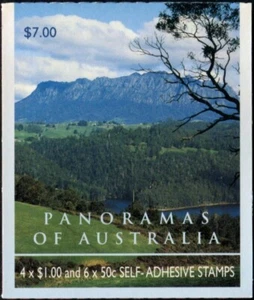2002 Panoramas Of Australia Booklet Of 10 International S/A Stamps MNH, 50c & $1 - Bild 1 von 2