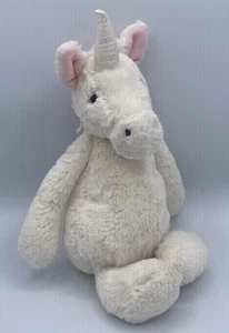 Peluche Jellycat tímido unicornio peluche rosa cola melena felpa grande flojo suave - Imagen 1 de 5