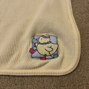 CIRCO Yellow Waffle Baby Blanket Duck - Picture 1 of 5
