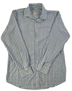 Mizzen + Main Leeward Collection Herren XL Trim Fit, blau weiß kariert - Bild 1 von 6