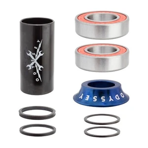 Juego de soportes inferiores Odyssey MID C102 f/19 mm eje anodizado azul - Imagen 1 de 1