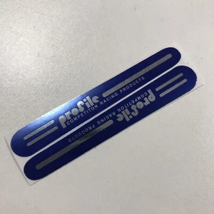 Profile Bmx Crank Decal Old School Custom Blue Chrome - Picture 1 of 6