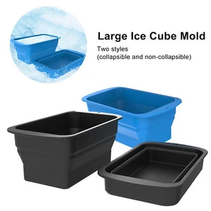 Space-saving Ice Mold Home Maker Collapsible Silicone Cube Mould for Quick - Picture 1 of 15