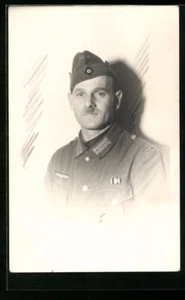 Foto-Postal Heeres-Soldat En Uniforme Con Servicio de Transporte - Imagen 1 de 2
