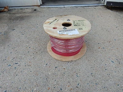 ENCORE WIRE 10 AWG MACHINE TOOL WIRE MTW/AWM/TEW RED  500 FOOT ROLL - Image 1 of 4
