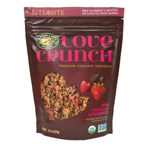 Nature's Path Love Crunch Dark Chocolate Red Berries Granola 11.5oz Non-GMO Fair - Picture 1 of 7
