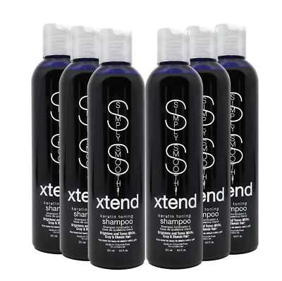 Simply Smooth Keratin Toning Shampoo - for Shades Blonde and Gray 8.5Oz Set of 6 - Image 1 of 4