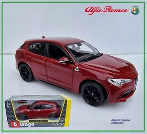 auto modellino 1:24 alfa romeo Stelvio quadrifoglio bburago modello statico 1/24 - Foto 1 di 10
