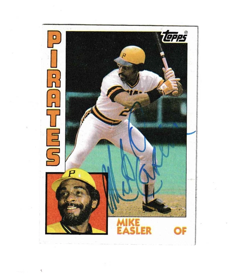 1984 Topps Mike Easler Signed Autograph #589 Baseball Card - Image 1 of 1