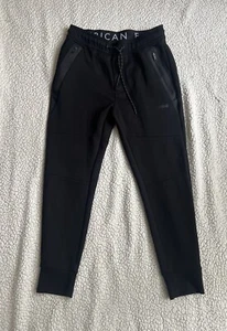 American Eagle Outfitters Joggers Sweatpants Black Size Small Casual Pockets - Picture 1 of 21