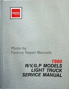 1990 GMC Suburban Jimmy G Van P3500 R3500 V3500 Shop Service Repair Manual - Bild 1 von 3