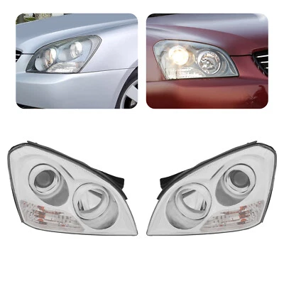 Pair Headlights For 2007-2008 Kia Optima Halogen Headlamps Left & Right Side New Foto 1 de 4